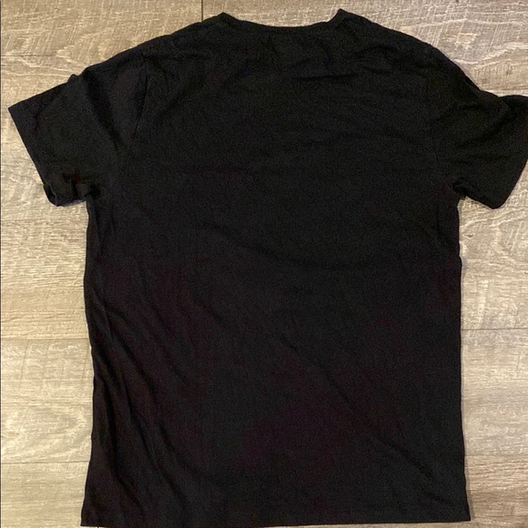 Old Navy Black Crewneck Tee Tailgate Committee with Red and White Print - Picture 4 of 4